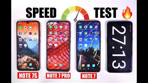 Redmi Note 7s Vs Note 7 Pro Vs Note 7 Speedtest Comparison And Ram Management Insane Performance