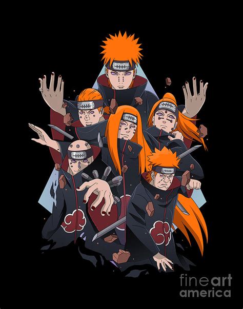 Six Paths Of Pain Naruto