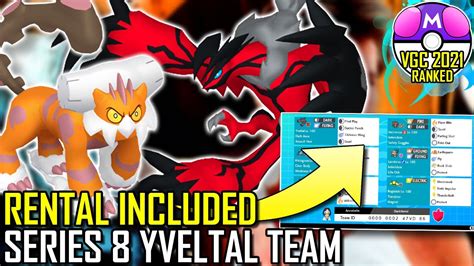 SERIES 8 YVELTAL LANDORUS TEAM VGC 2021 Pokémon Sword Shield