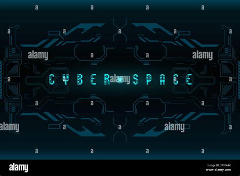 Futuristic Hud Background Illustration With Hud Elements Stock Vector