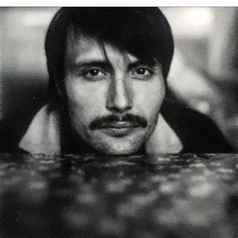 Mads Mikkelsen Portrait By Helena Christensen Polaroid During