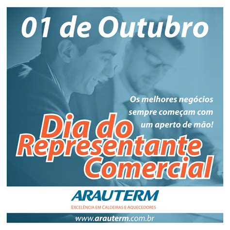 Arauterm Novidades De Outubro Dia Do Representante Comercial