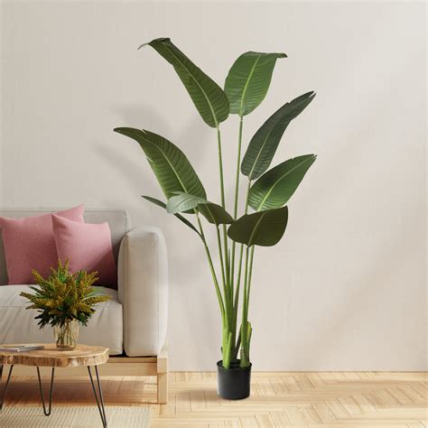 Faux Banana Leaf Plant In Pot Reviews Joss Main