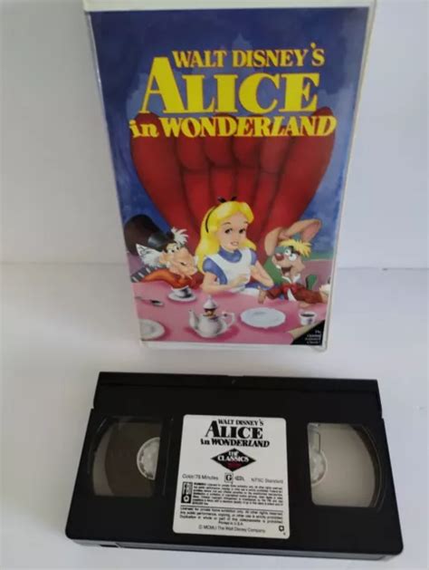 Rare Vintage Vhs Alice Au Pays Des Merveilles Diamant Noir 619991