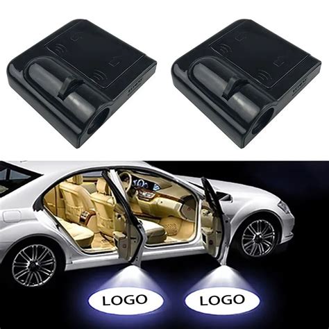 Pc Wireless Led Courtesy Car Door Step Laser Welcome Ghost Lights For