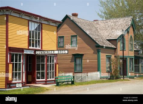 Canada Nova Scotia Sherbrooke Village restored to depict a typical 19th century Nova Scotian ...