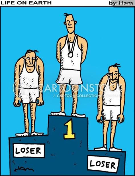 Winnerrs Podium Cartoons and Comics - funny pictures from CartoonStock