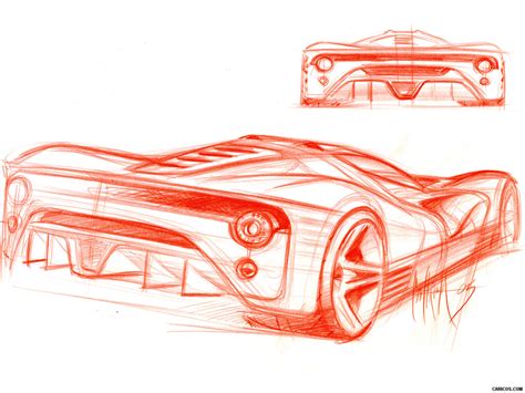 Ferrari P By Pininfarina My Design Sketch