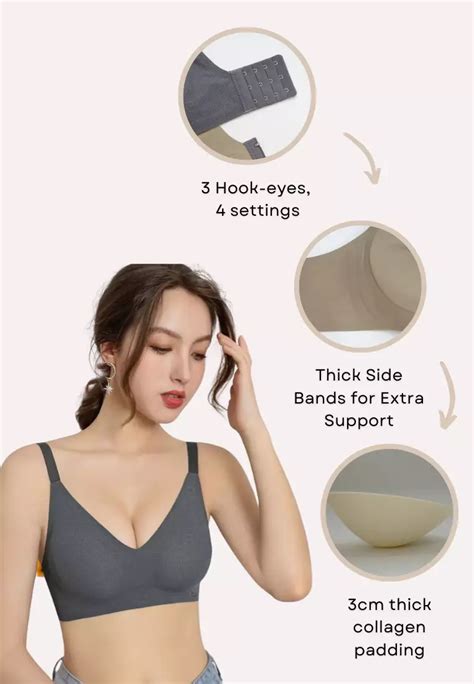 Buy Kiss Tell Premium Melanie Seamless Wireless Padded Support Bra In Nude Online