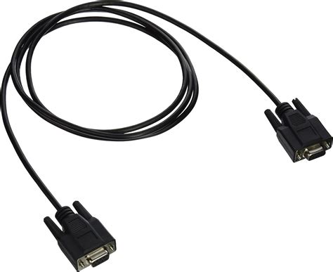 C2g Legrand Db9 Cable Black Serial Rs232 Cable 6 Foot