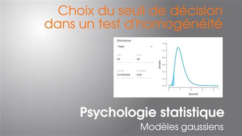 G26 Choix du seuil de décision dans un test d homogénéité YouTube