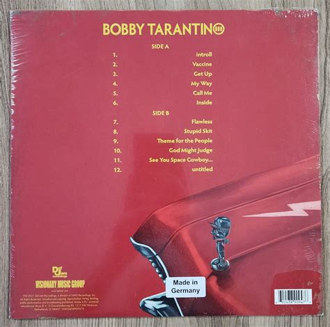 Logic Bobby Tarantino Iii 3 Album Record Vinyl Lp Rapper Rap Legend