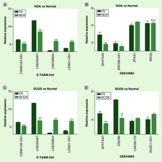 Validation Of Differentially Expressed Long Noncoding Rnas In