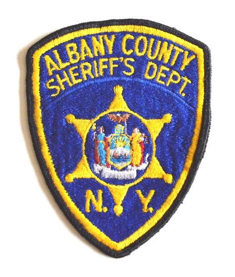 ALBANY COUNTY SHERIFF DEPARTMENT NY PATCH - Police badge