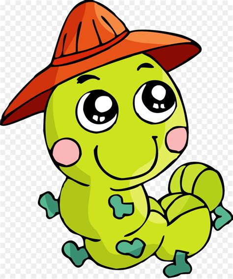 15 Gambar Ulat Bulu Kartun