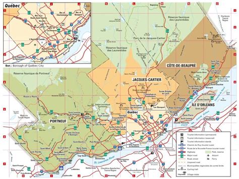 Quebec Road Map Printable