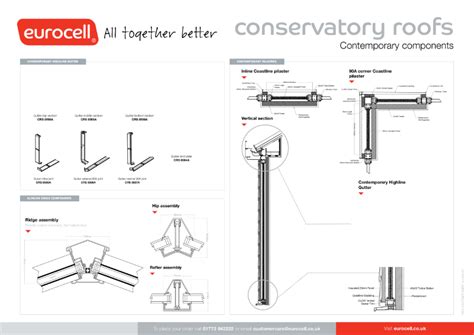 Contemporary Conservatory Components Product Chart Eurocell Plc Nbs