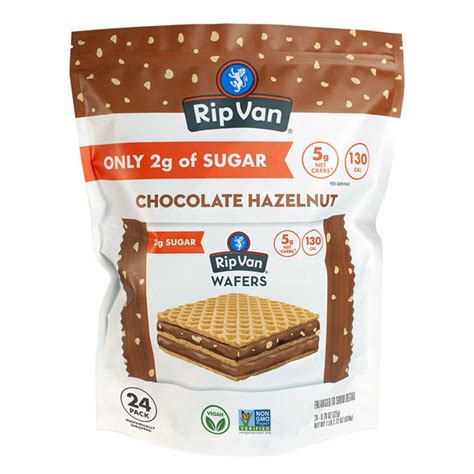 Rip Van Wafels Chocolate Hazelnut Wafers 24 Ct Delivery Or Pickup Near Me Instacart