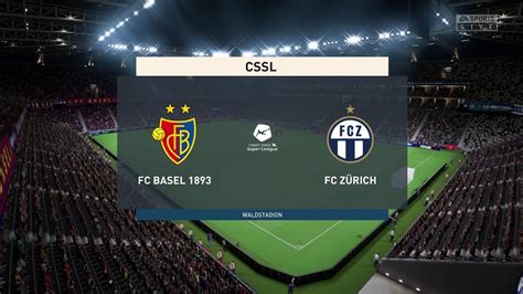 FIFA 23 FC Basel 1893 vs FC Zürich CSSL Gameplay YouTube