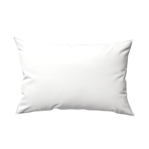 Mockup White Rectangular Pillow 3d Render Mockup Rectangular White