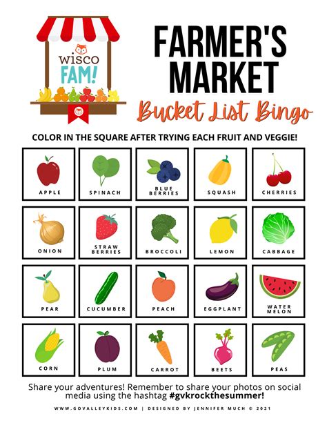 GVK Exclusive FREE Printable: Farmers Market