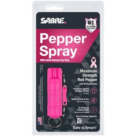 Sabre Pepper Gel Campus Safety Maximum Strength W Quick Release