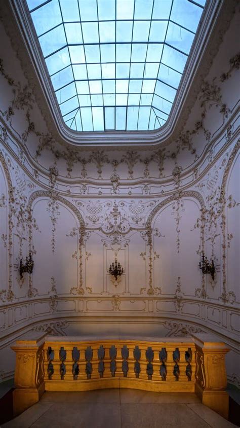 Interior Of Szabo Ervin Library In Budapest Hungary Editorial