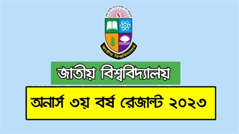 National University Honours 3rd Year Result Published - ABC Result BD