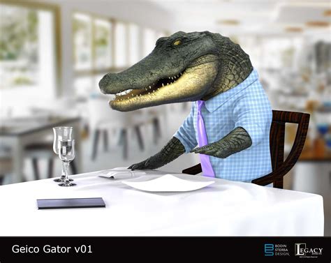 Geico Alligator Arms | BODIN STERBA DESIGN