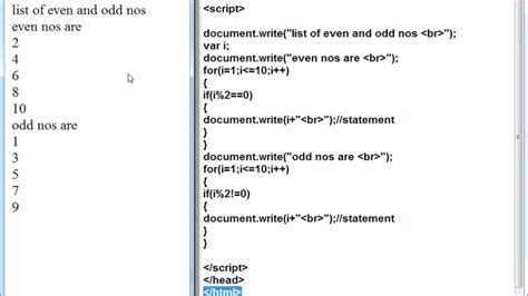 Program For Even Or Odd Number In Javascript Online