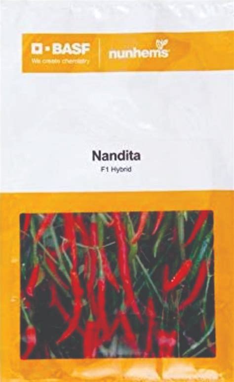 Green NANDITA Hybrid Chilly Seeds For Agriculture Packaging Type