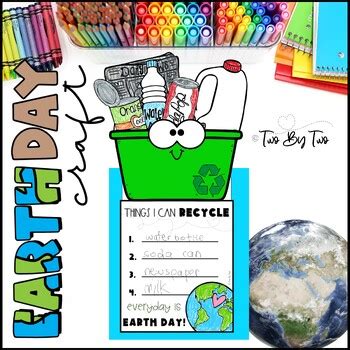 Earth Day-Recycle Craft by Two By Two | TPT