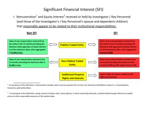 Significant Financial Interest Review Form