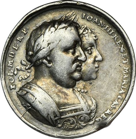 Johann Iii Sobieski Medaille Auf Den Besuch Des K Nigspaares In