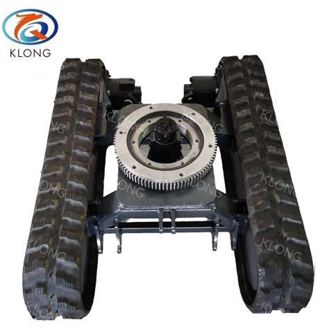 OEM 1ton Rubber Crawler Track Undercarriage For Excavator Drilling Rig