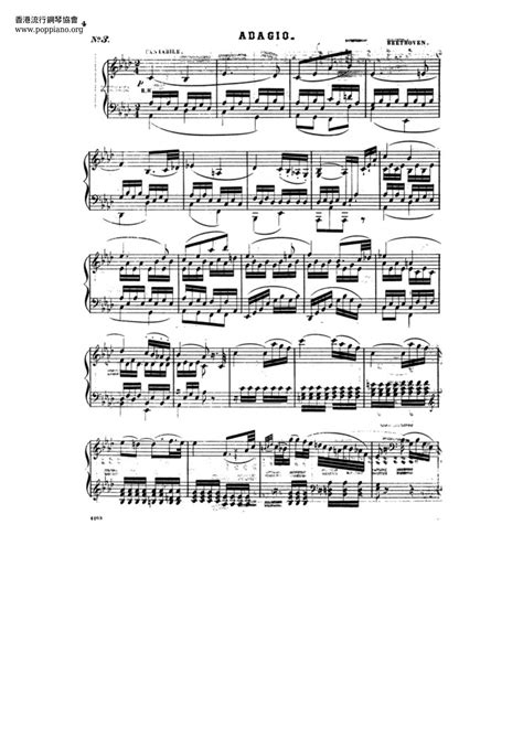 Beethoven Piano Sonata No 8 In C Minor Pathetique Op 13 Sheet Music Pdf ベートーベン Free