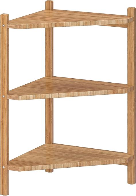 Ikea RÅgrund Wash Basincorner Shelf 34x60 Cm Bamboo Uk Home And Kitchen