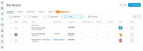 How To Export Reports To Excel Bid Board Pro Buildingconnected Us