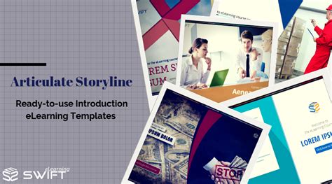 Custom eLearning development templates in Articulate Storyline – 5 layouts