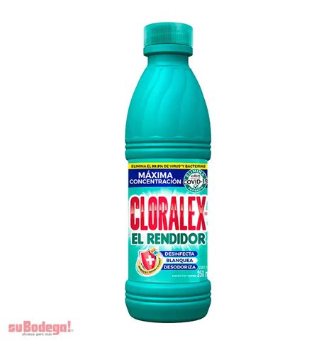 Blanqueador Cloralex 250 ml suBodega alcanza para más