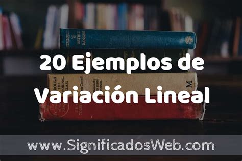 Ejemplos De Variaci N Lineal Tipos Definici N Y An Lisis