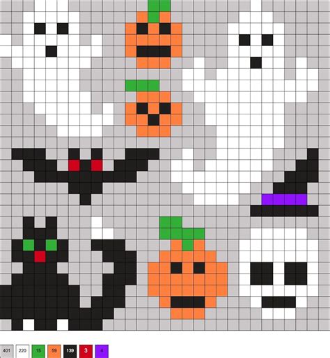 Halloween Perler Beads Free Patterns Hama Beads Halloween