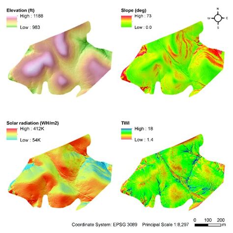 Oak Decline Risk Map Of The Daniel Boone National Forest Remote Sens