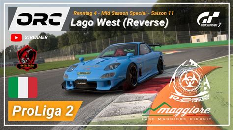 GT7 ORC ProLiga 2 Midseason Event Rennen 4 Lago Maggiore West BoP