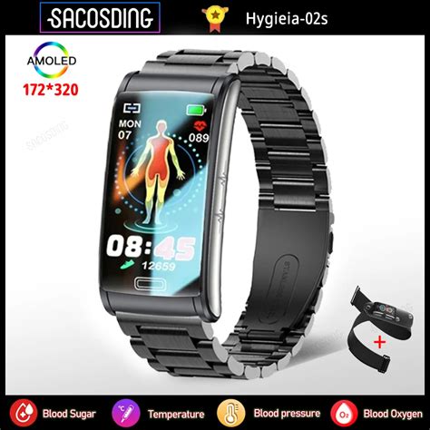 Non Invasive Blood Glucose Smart Bracelet Ip Water Proof Watches