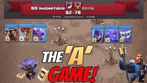 Bd Indomitable On Fire Best Th13 3star War Attack Strategy 30v30