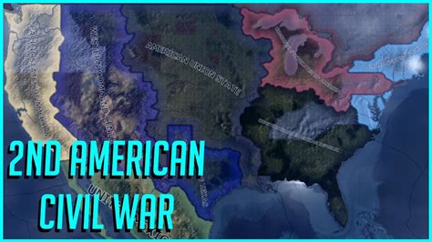 Who Will Unite America Kaiserredux Mod Hoi4 Timelapse Ai Youtube