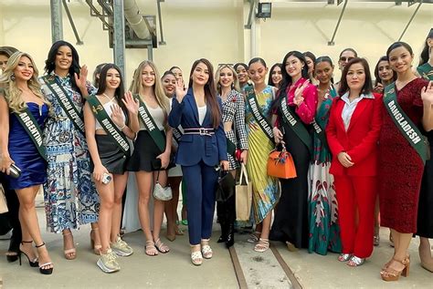 Thí sinh Hoa hậu Trái đất Miss Earth 2023 tham quan Công ty VWS Báo