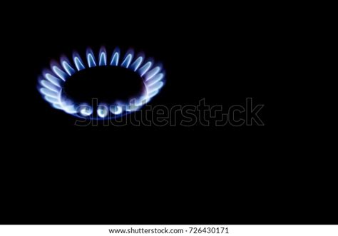 Natural Gas Burning Blue Flames Stock Photo Shutterstock