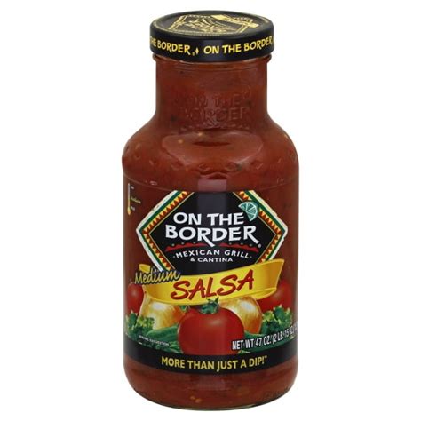 On The Border Medium Salsa 47 Oz Jar Walmart